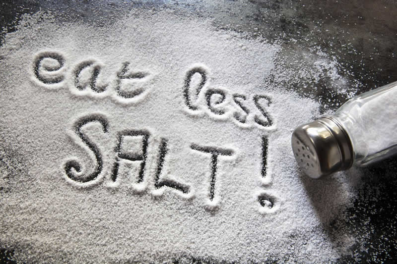 less salt